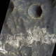 A crater inside a much bigger crater.